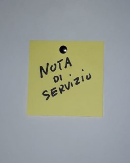 NOTA di SERVIZIO