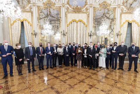 20 MAESTRI INSIGNITI AL QUIRINALE