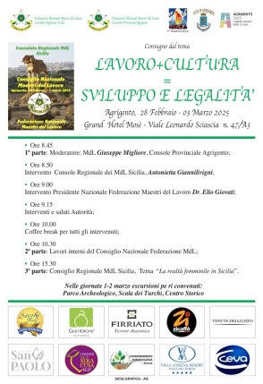 CONVEGNO NAZIONALE 2025 AD AGRIGENTO