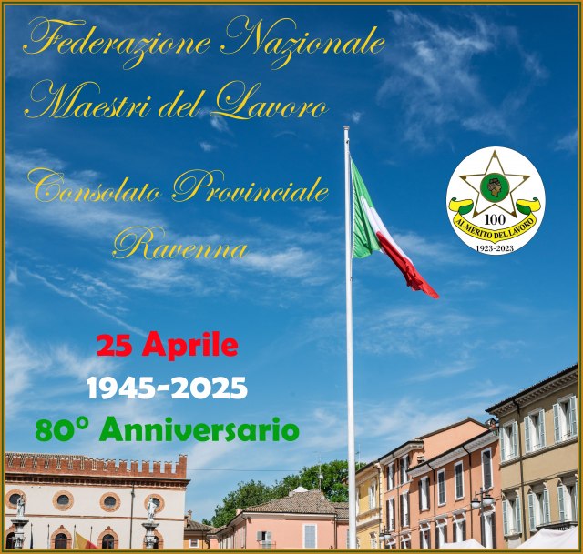 Celebrazione Festa Nazionale 25 aprile 2025