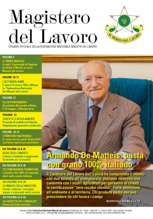 MAGISTERO DEL LAVORO, ECCO IL PRIMO NUMERO 2024