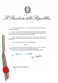 ARSIA, STELLA ALLA MEMORIA PER 185 MINATORI